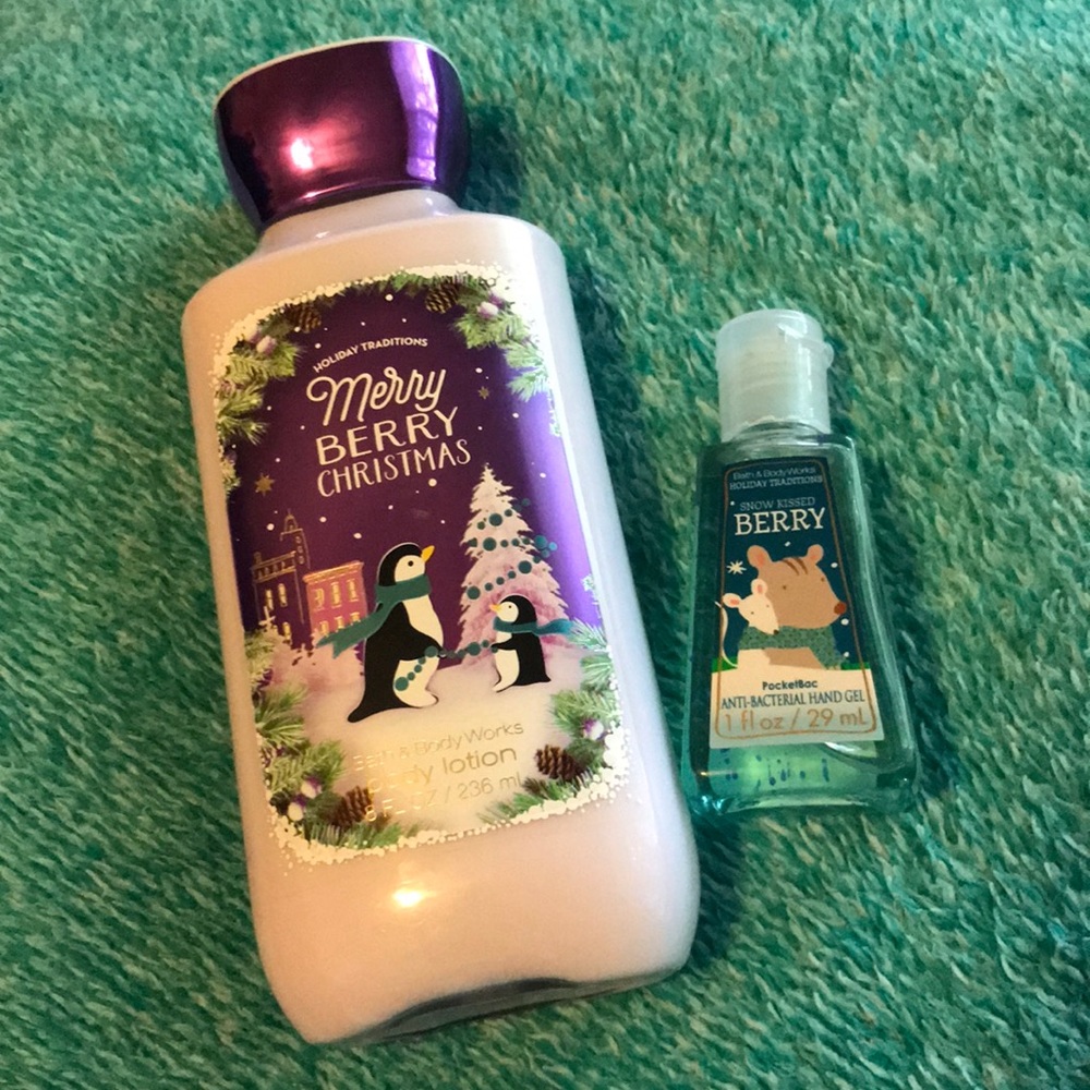 Merry Berry Christmas Bath & Body Works set
